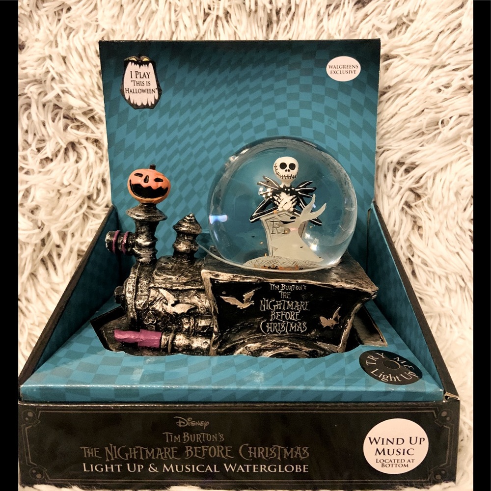 Nightmare before Christmas light up musical globe